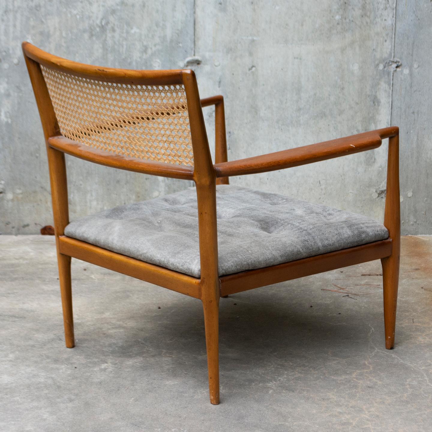 Brazilian Pair of Vintage Mid-Century Armchairs by Carlos Milan For Sale