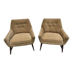 Pair of Vintage Mid Century Atomic Chairs