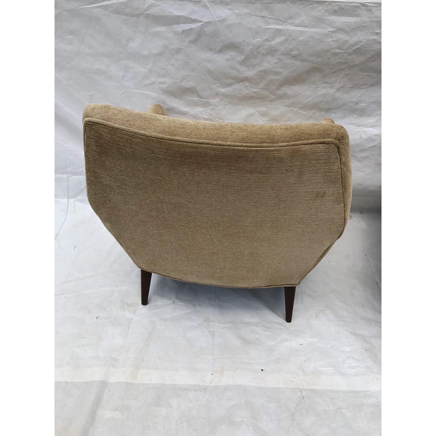 Mid-Century Modern Pair of Vintage Mid Century Atomic Chairs For Sale