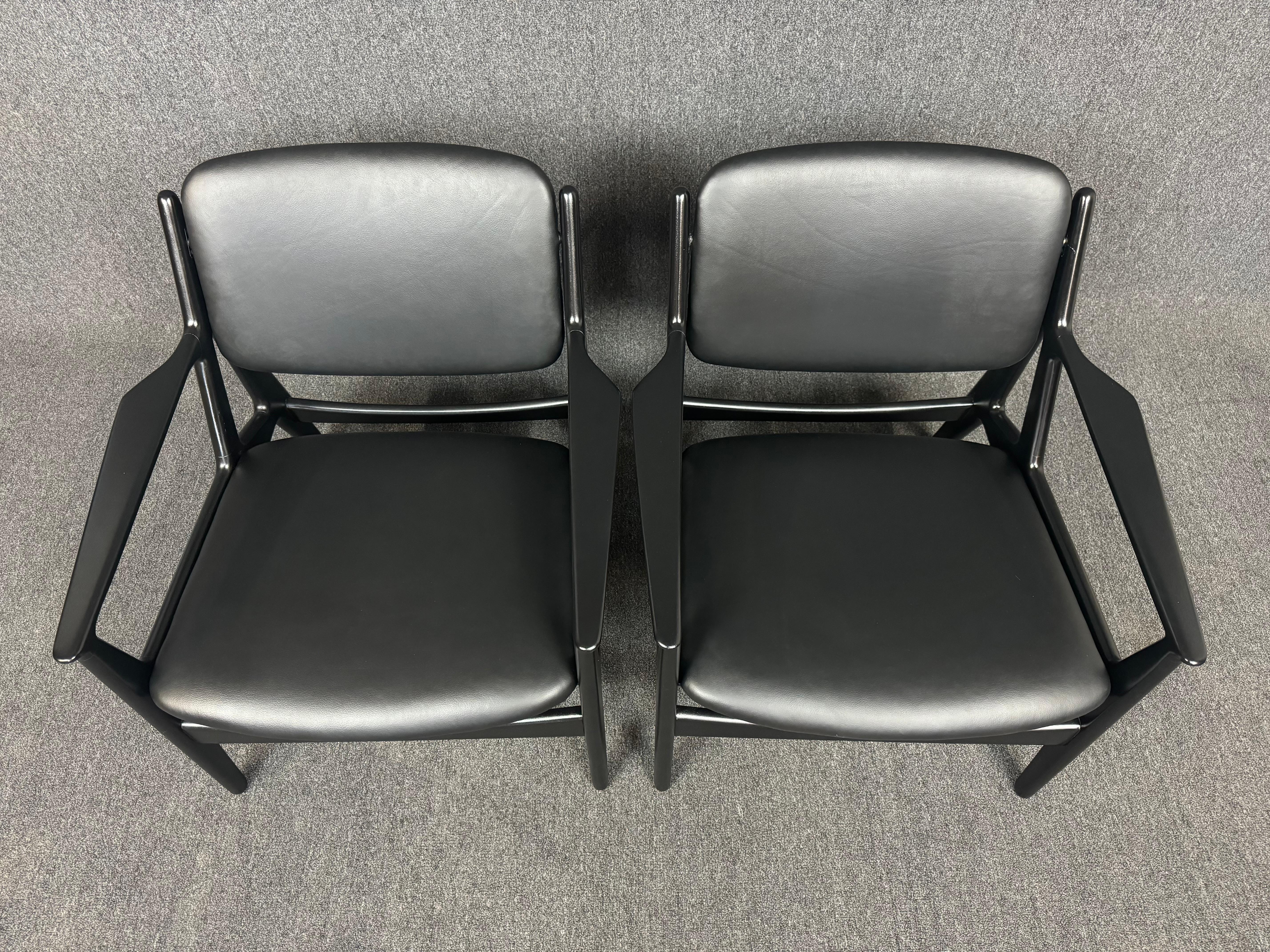 Pair of Vintage Mid Century Danish Modern 