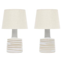 Pair of Vintage Mid Century M105 Ceramic Table Lamps by Jane & Gordon Martz