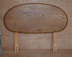 Pair of Vintage Mid-Century Modern Ercol G Plan Solid Elm Single Bed Headboards