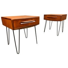 Pair of Vintage Mid-Century Modern Teak Nightstands by G Plan