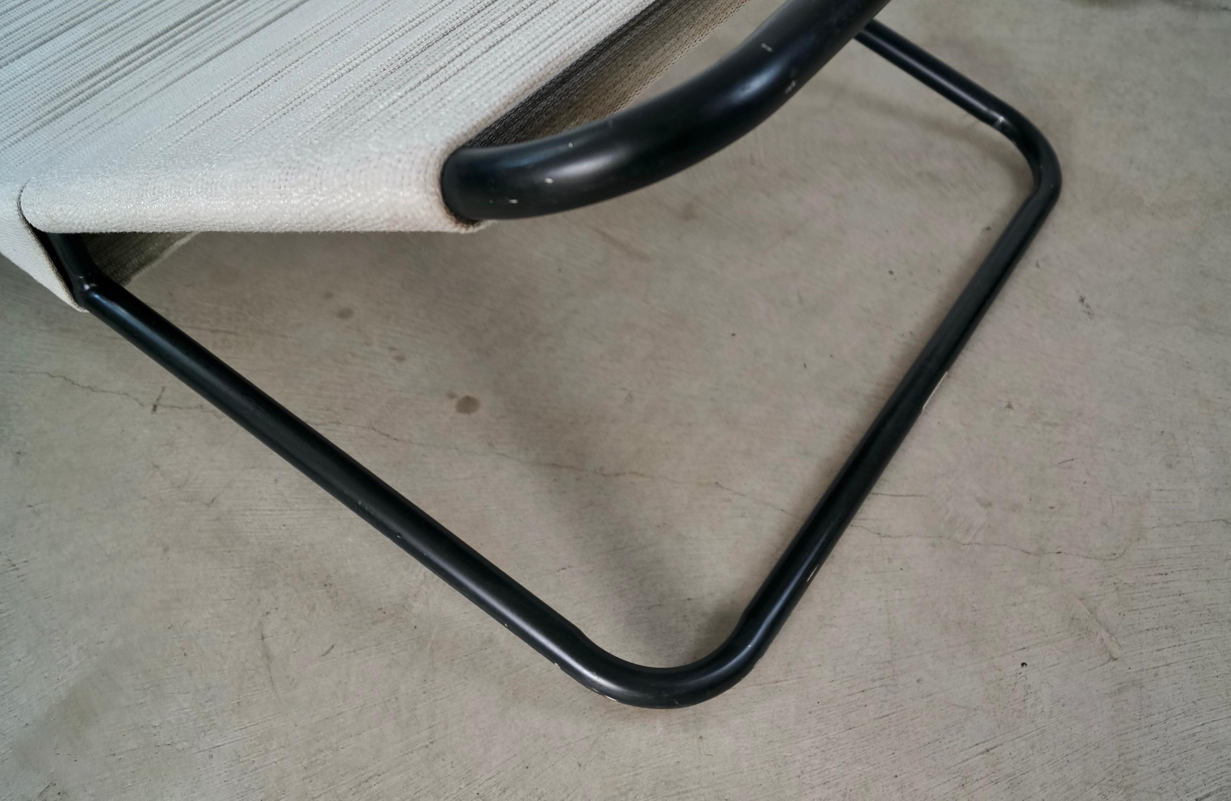 Coppia di sedie da giardino vintage di metà secolo Van Keppel, con chaise longue per esterni in vendita 5