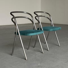 Pair of Vintage Mid-Century 'Santina' Dining Chairs by Carlo Santi for Zanotta
