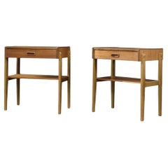 Pair of Vintage Mid-Century Scandinavian Modern Teak Nightstands, 1960s