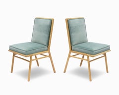 Paire de chaises d'appoint vintage du milieu du siècle, signées TH Robsjohn Gibbings