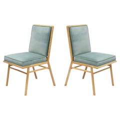 Paire de chaises d'appoint vintage du milieu du siècle, signées TH Robsjohn Gibbings