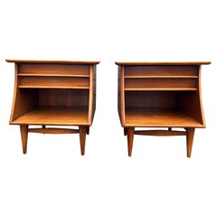 Pair of Vintage Mid-Century "The Foreteller" Night Stands by Kent Coffey, 1950's