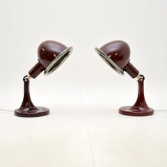 Pair of Vintage Midcentury Bakelite Table Lamps