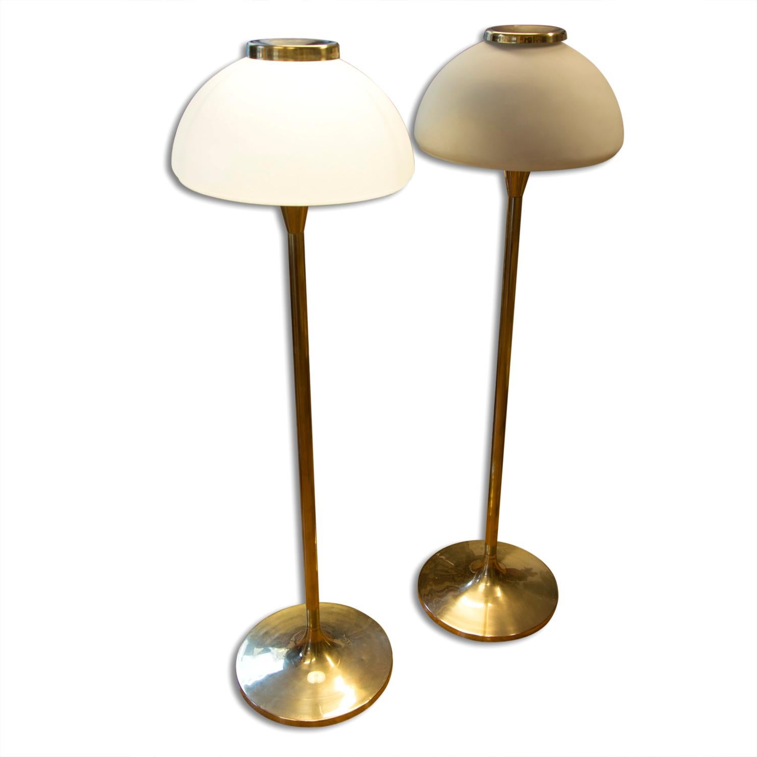 Late 20th Century Pair of Vintage Midcentury Floor Lamps, 1970s, Austria