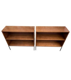 Pair of vintage midcentury Paul McCobb single high bookcases bookshelves #1516