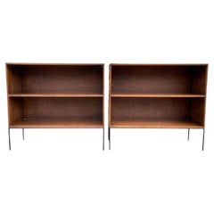 Pair of vintage midcentury Paul McCobb single high bookcases bookshelves #1516