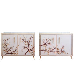 Pair of Vintage Mirror Cabinets