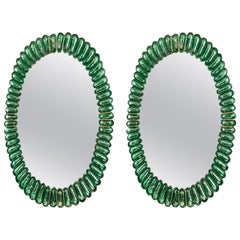 Pair of Vintage Mirror in Murano Glass