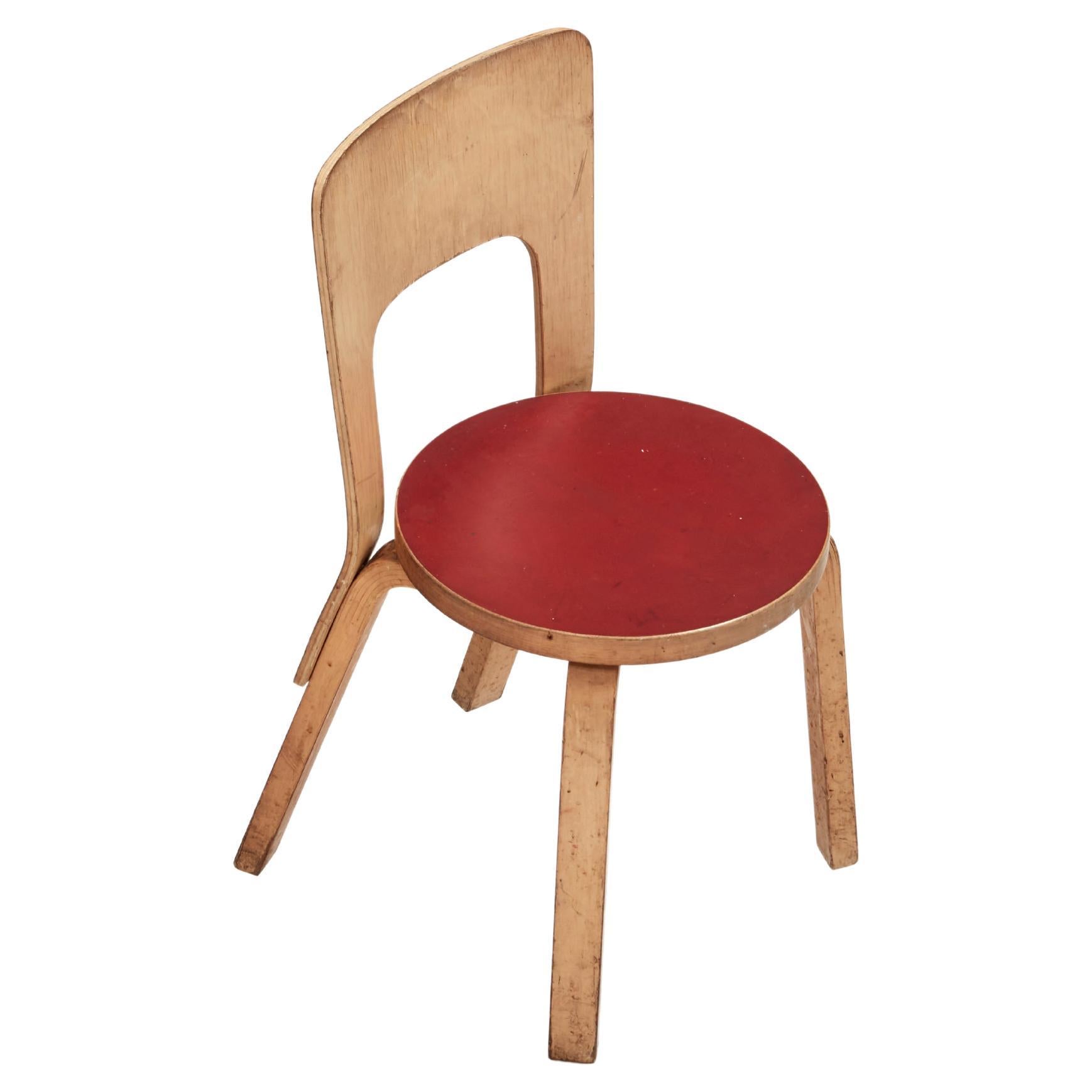 Pair of Vintage Model 65 Chairs by Alvar Aalto 
