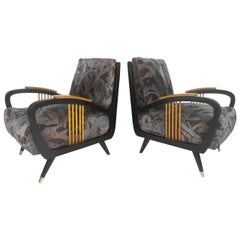 Pair of Used Modern Sculptural Lounge Chairs