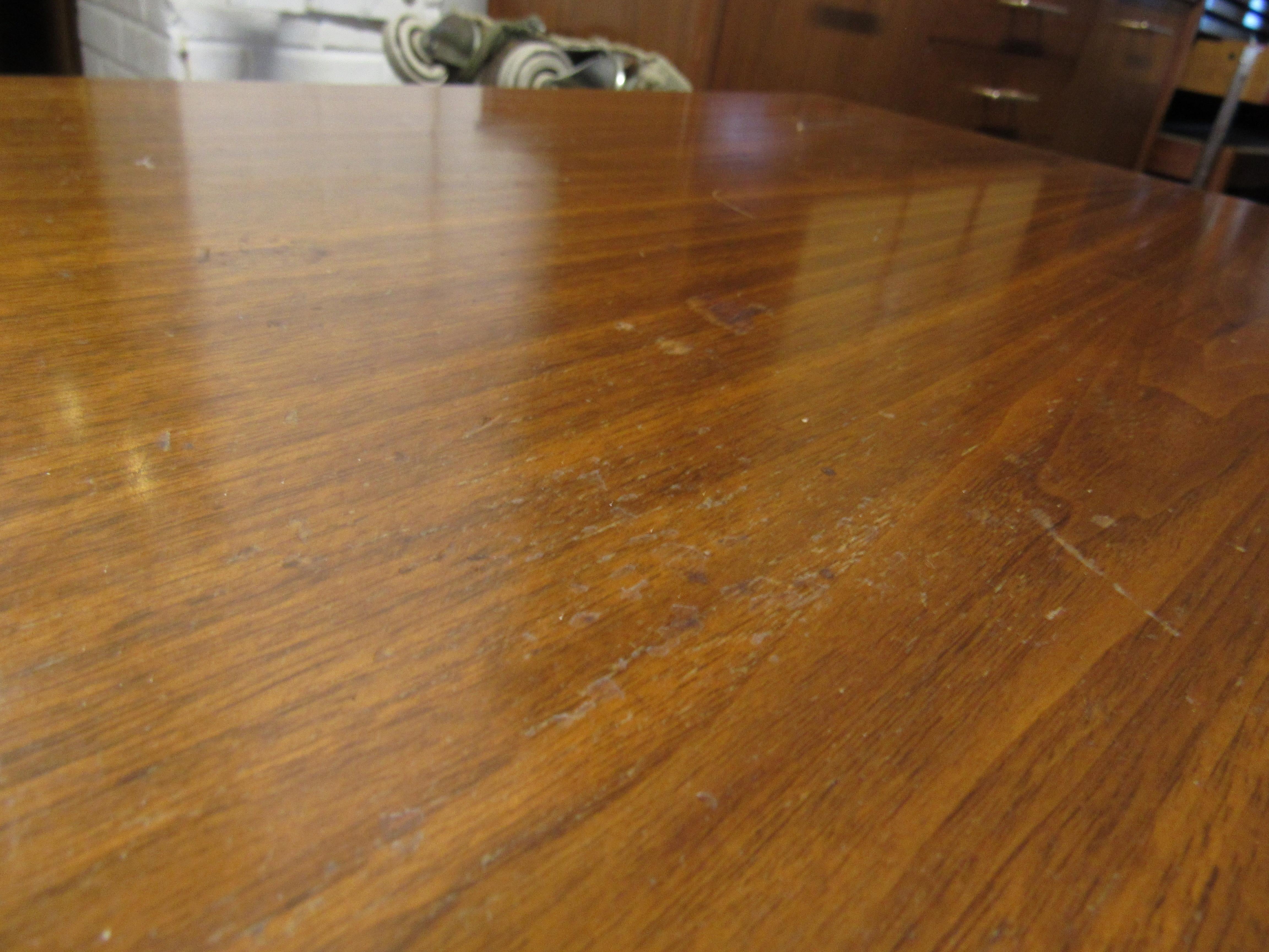 Pair of Vintage Modern Walnut End Tables 3