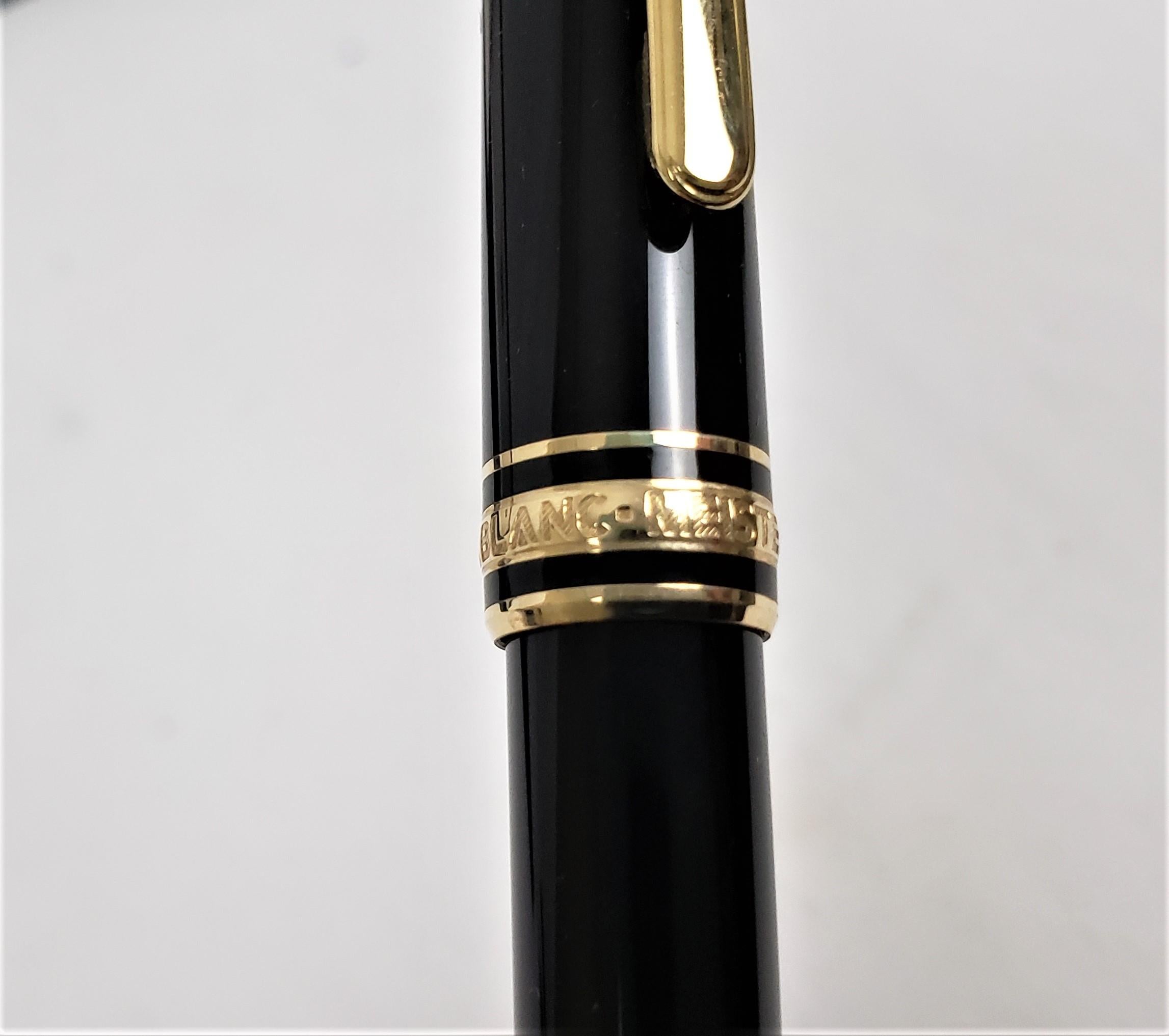 Pair of Vintage Montblanc Meisterstruck & Starwalker Pens with Boxes & Papers For Sale 2