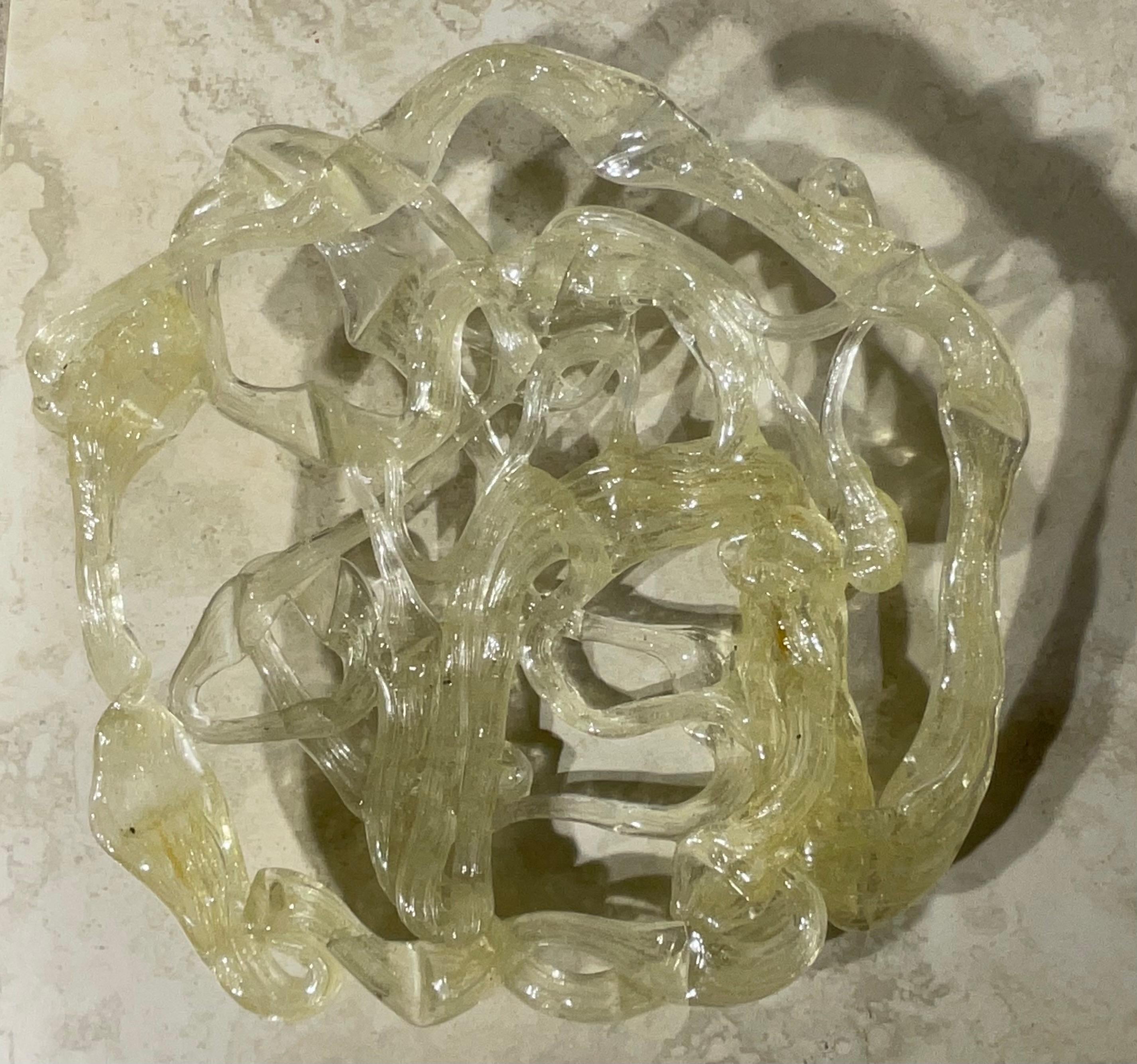 Paar von Vintage Murano Kunstglas 