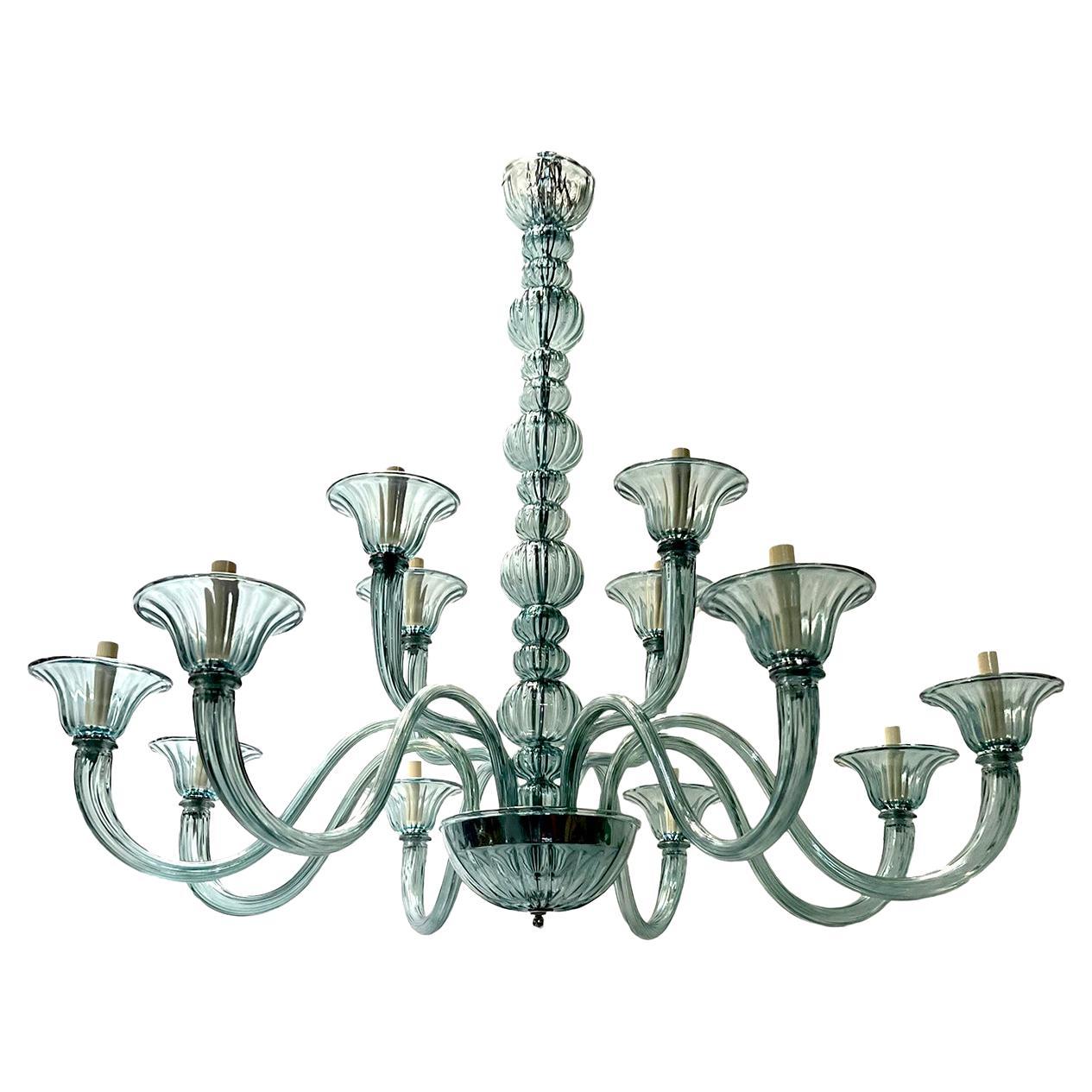 Pair of Vintage Murano Chandeliers, Sold Individually For Sale