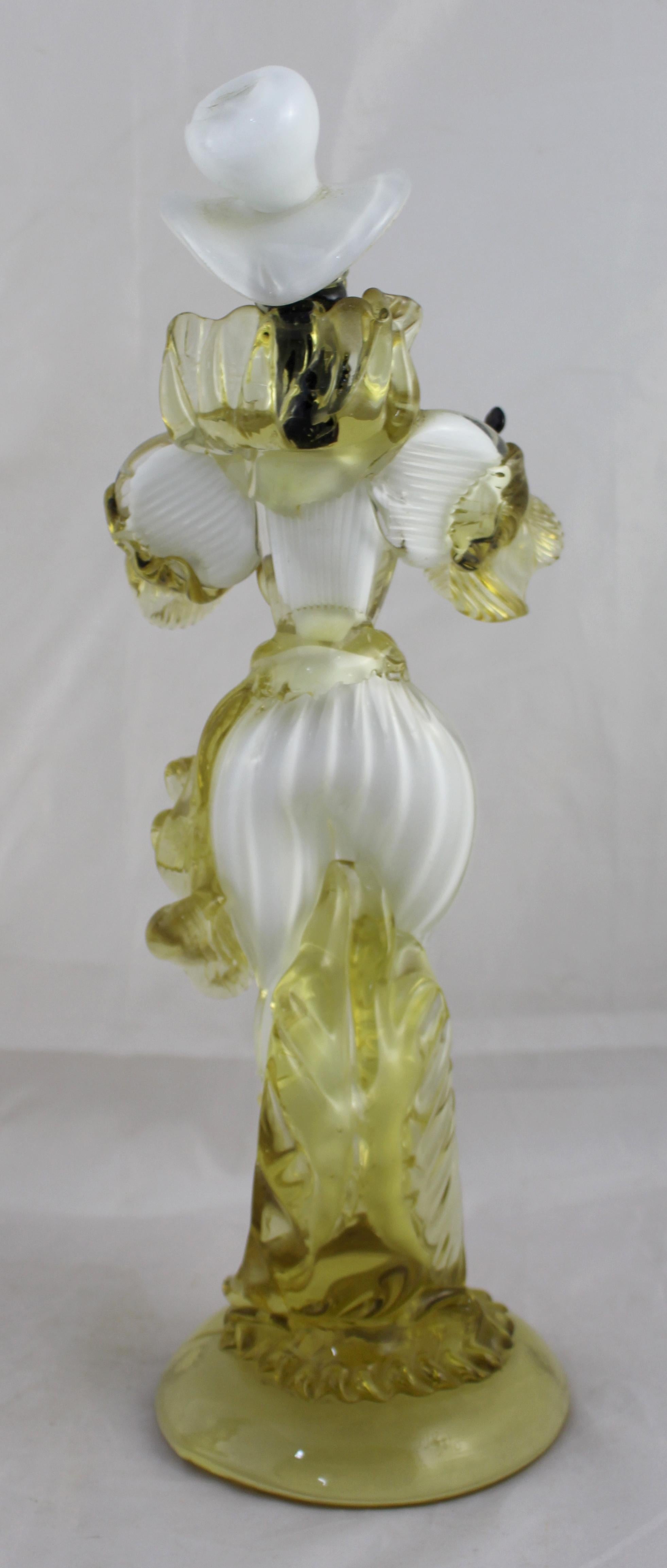 Pair of Vintage Murano Glass Figures For Sale 9