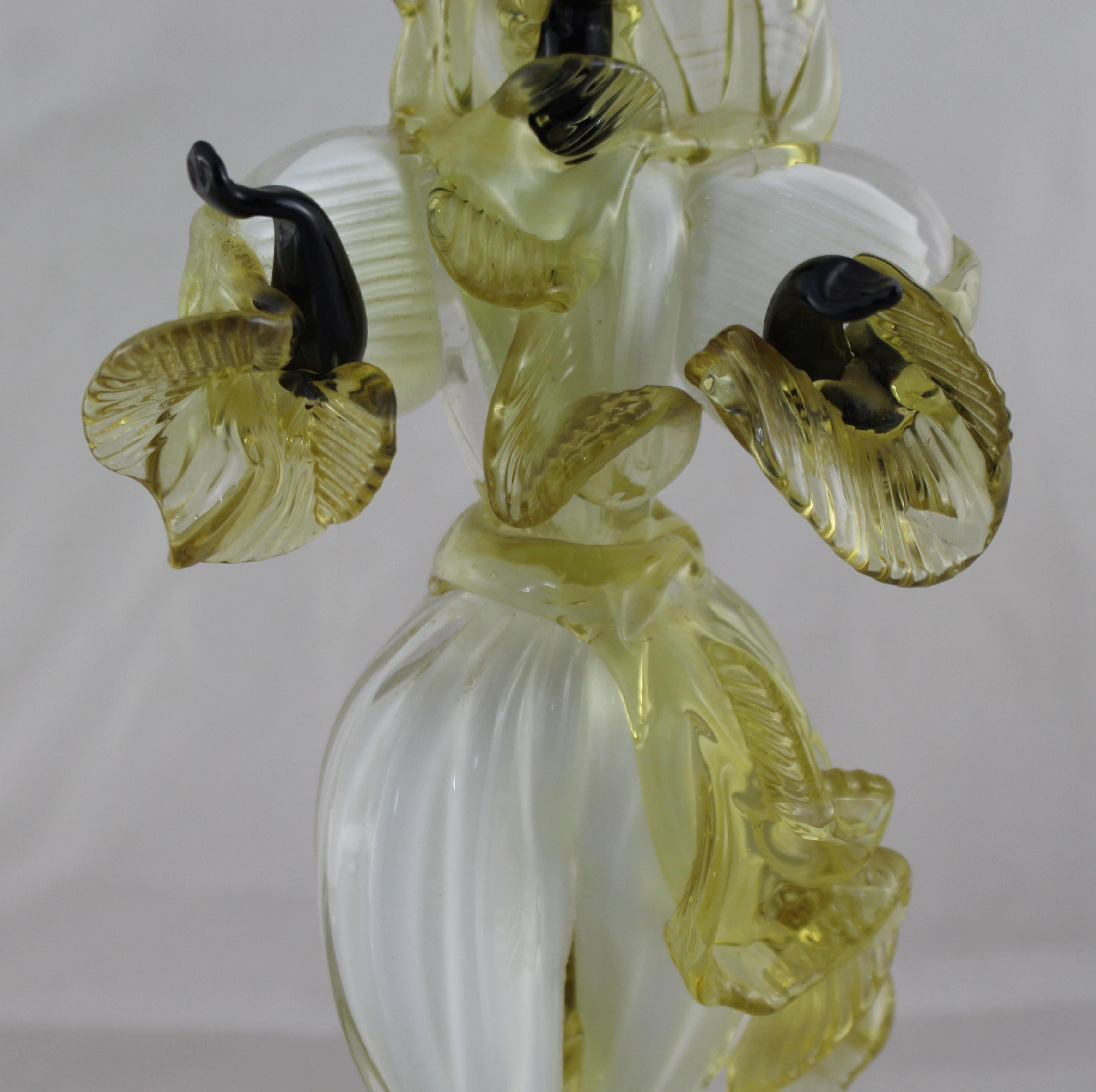 Pair of Vintage Murano Glass Figures For Sale 11
