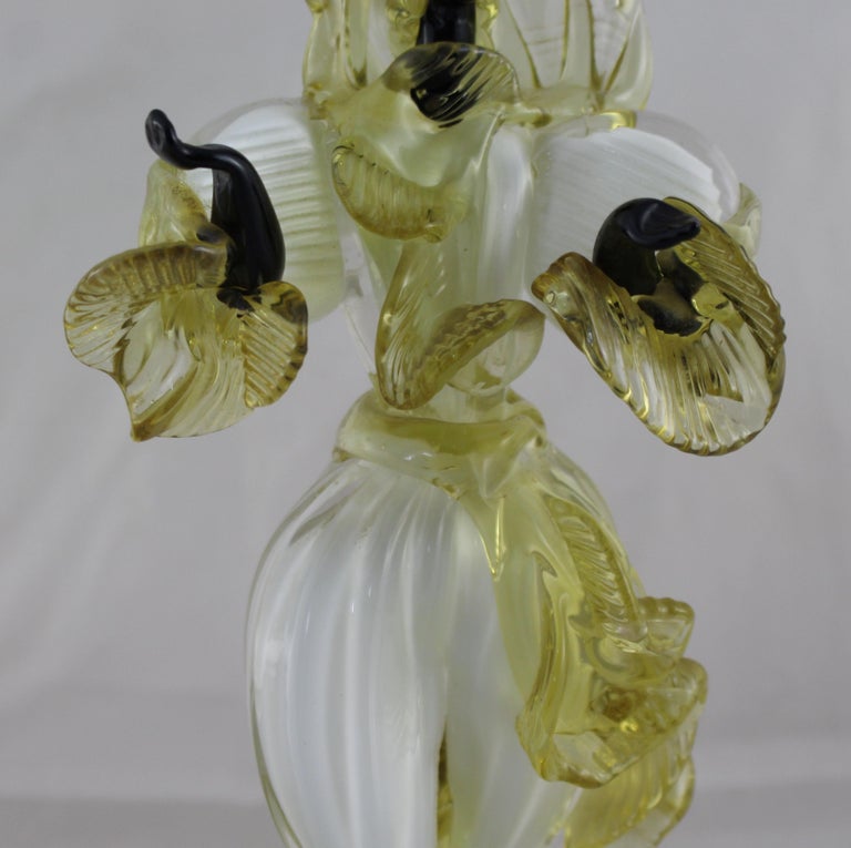 Pair of Vintage Murano Glass Blackamoor Figures For Sale at 1stdibs