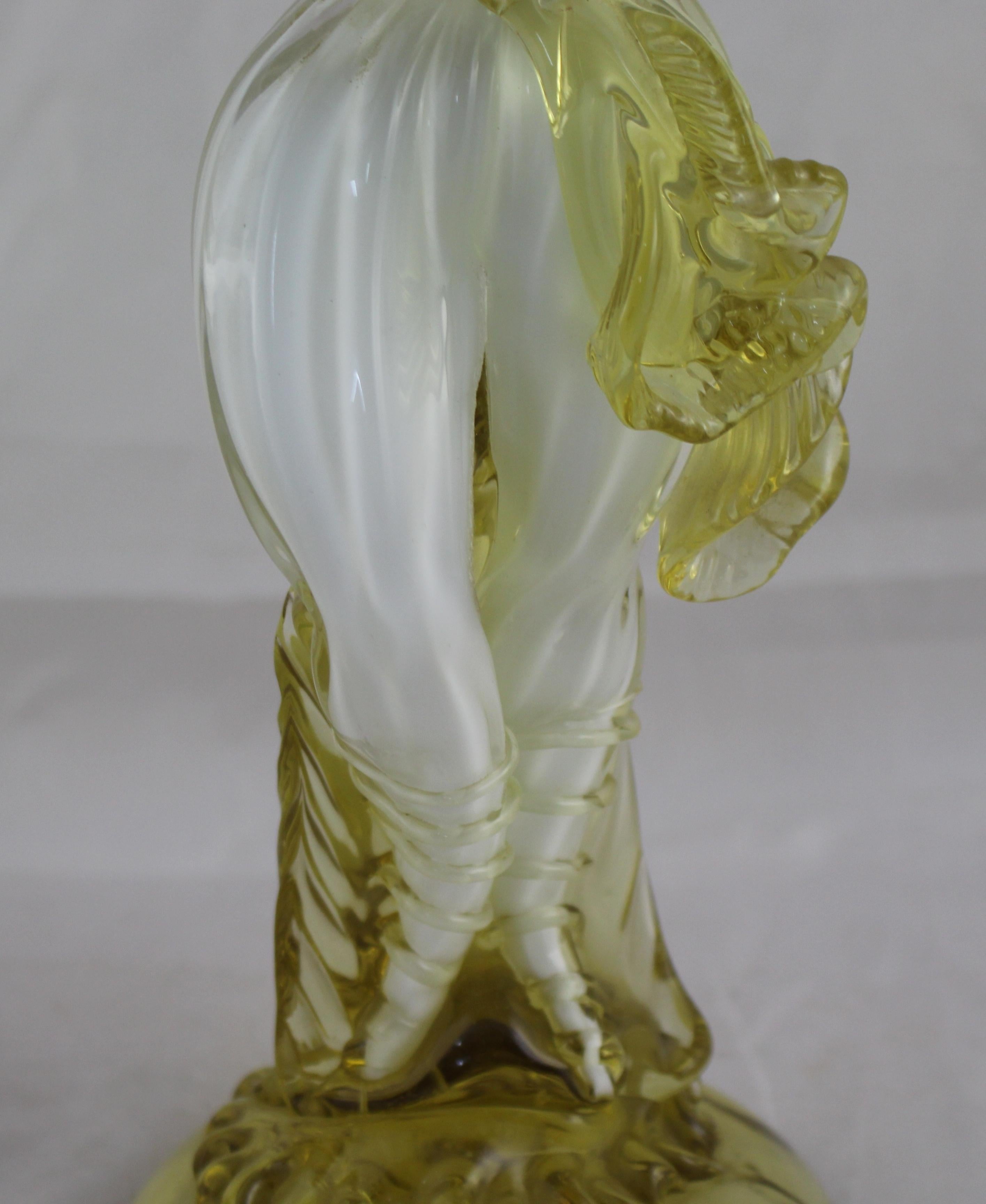 Pair of Vintage Murano Glass Figures For Sale 12