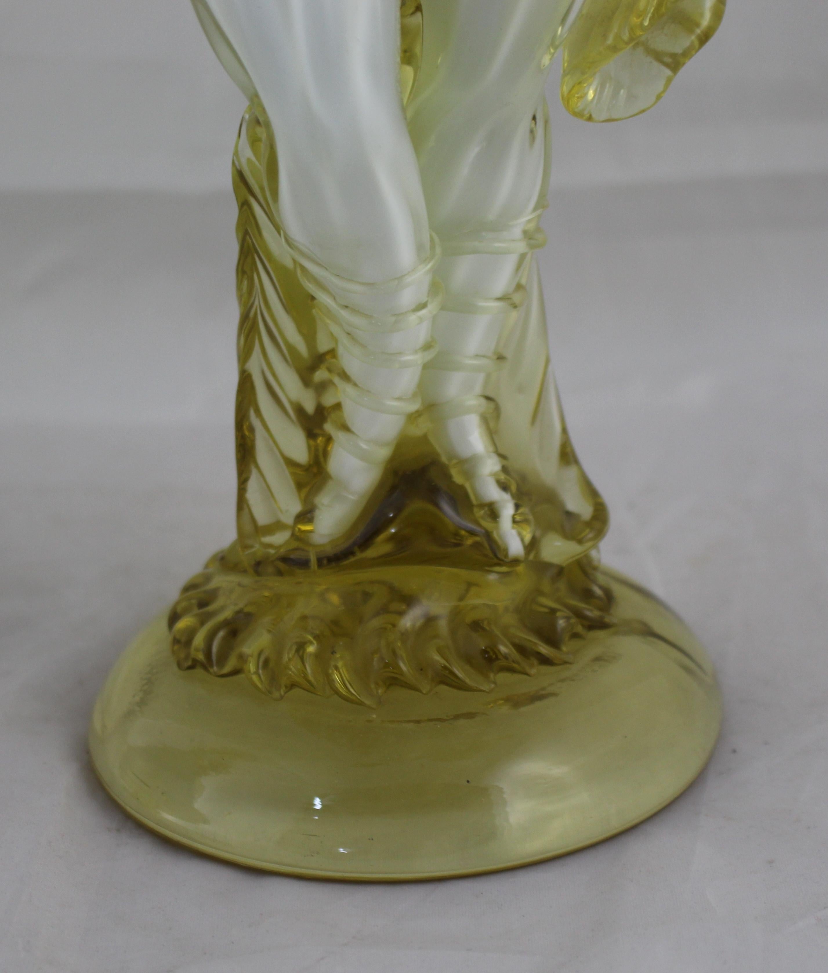 Pair of Vintage Murano Glass Figures For Sale 13