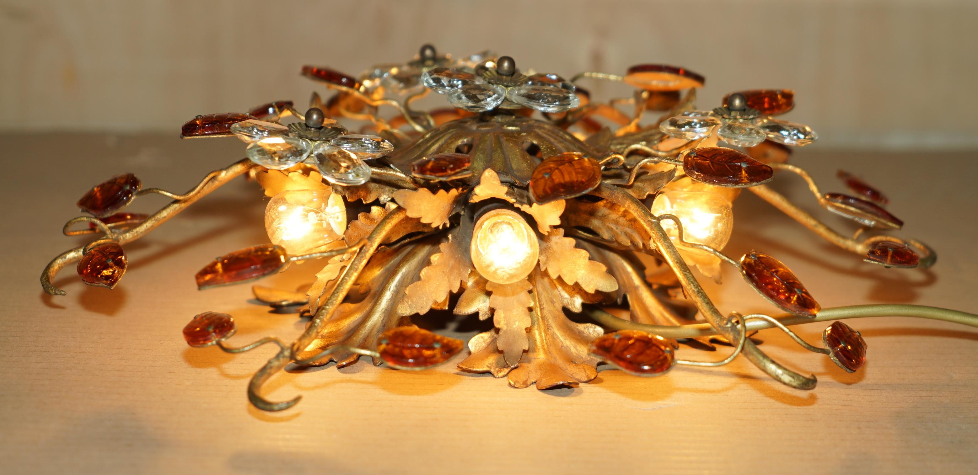 PAiR VINTAGE MURANO GLAS ITALIENISCHE BANCI FIRENZE WANDSCHRÄNKE ODER KANDELLIERER (Handgefertigt) im Angebot