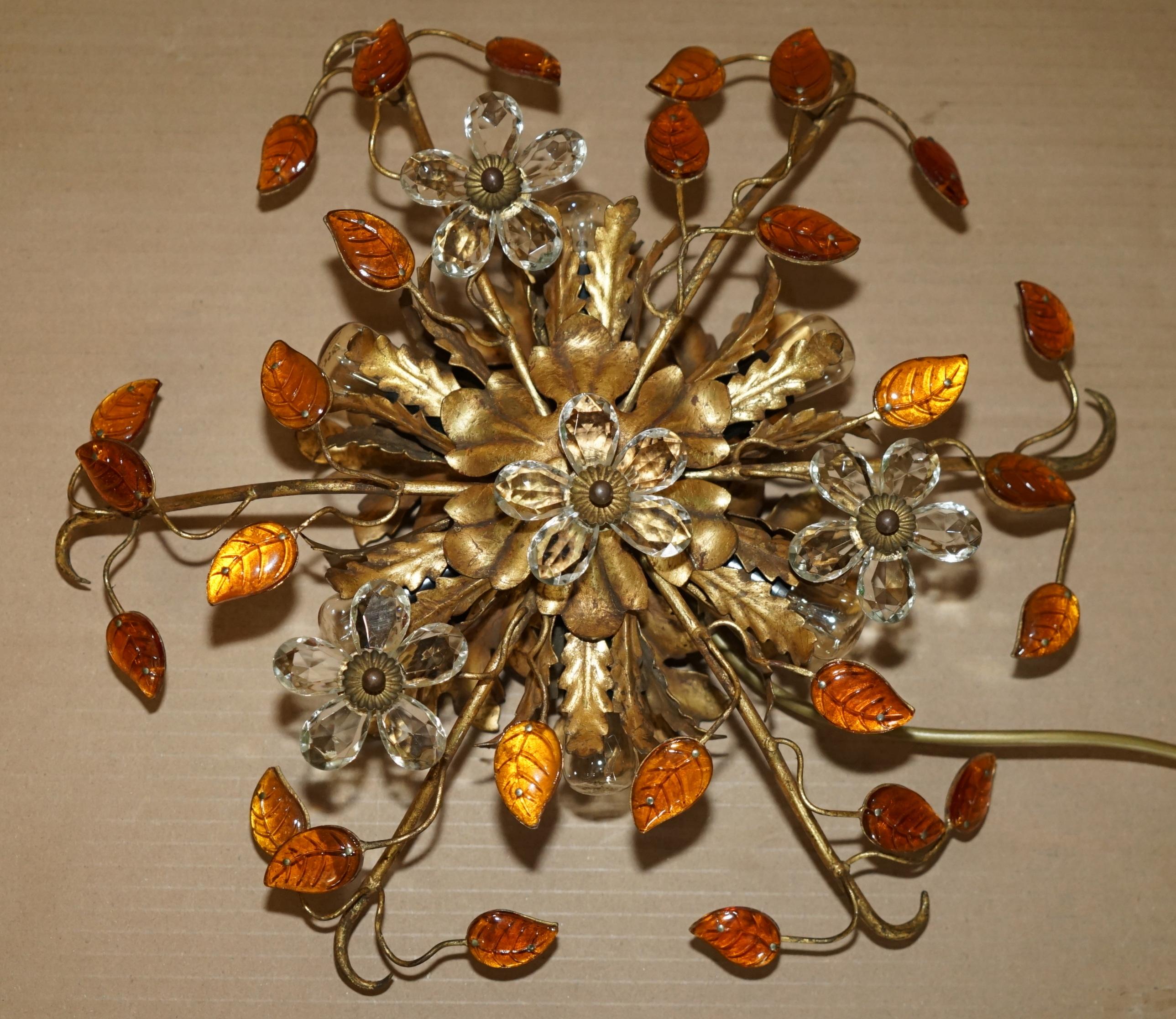 PAiR VINTAGE MURANO GLAS ITALIENISCHE BANCI FIRENZE WANDSCHRÄNKE ODER KANDELLIERER im Angebot 1
