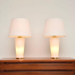 Pair of Vintage Murano Glass Table Lamps