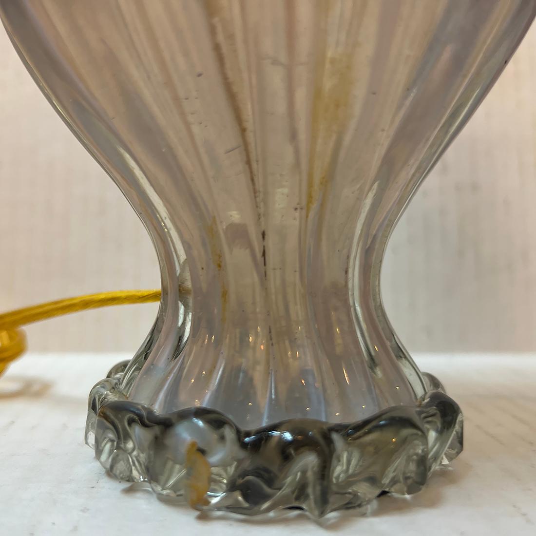 Paar Vintage Murano-Lampen im Zustand „Gut“ im Angebot in New York, NY