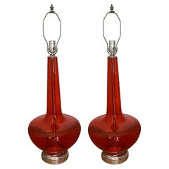 Pair of Vintage Murano Lamps