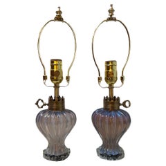 Paar Vintage Murano-Lampen
