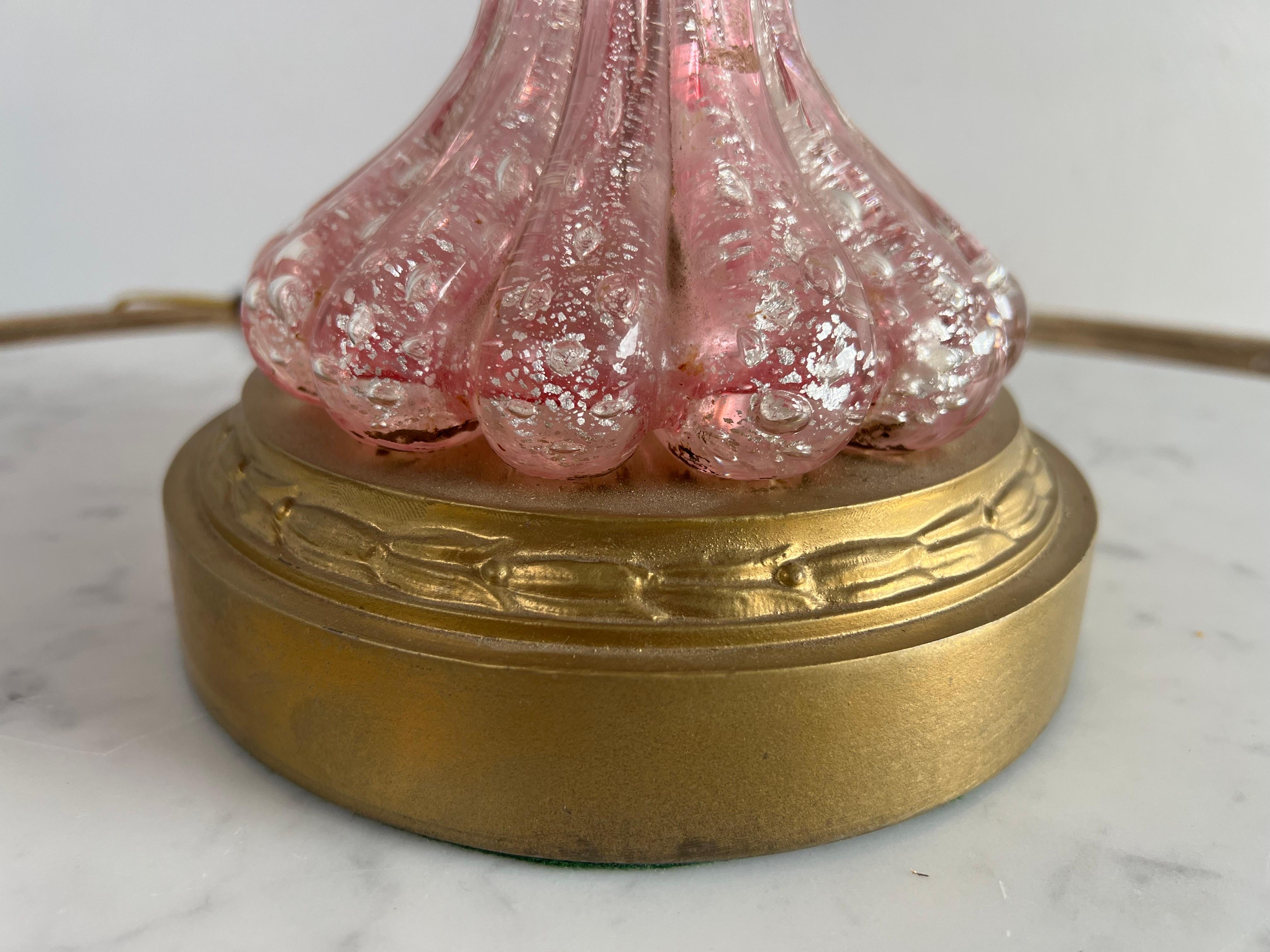 Paire de lampes vintage de Murano avec abat-jours en parchemin en vente 9