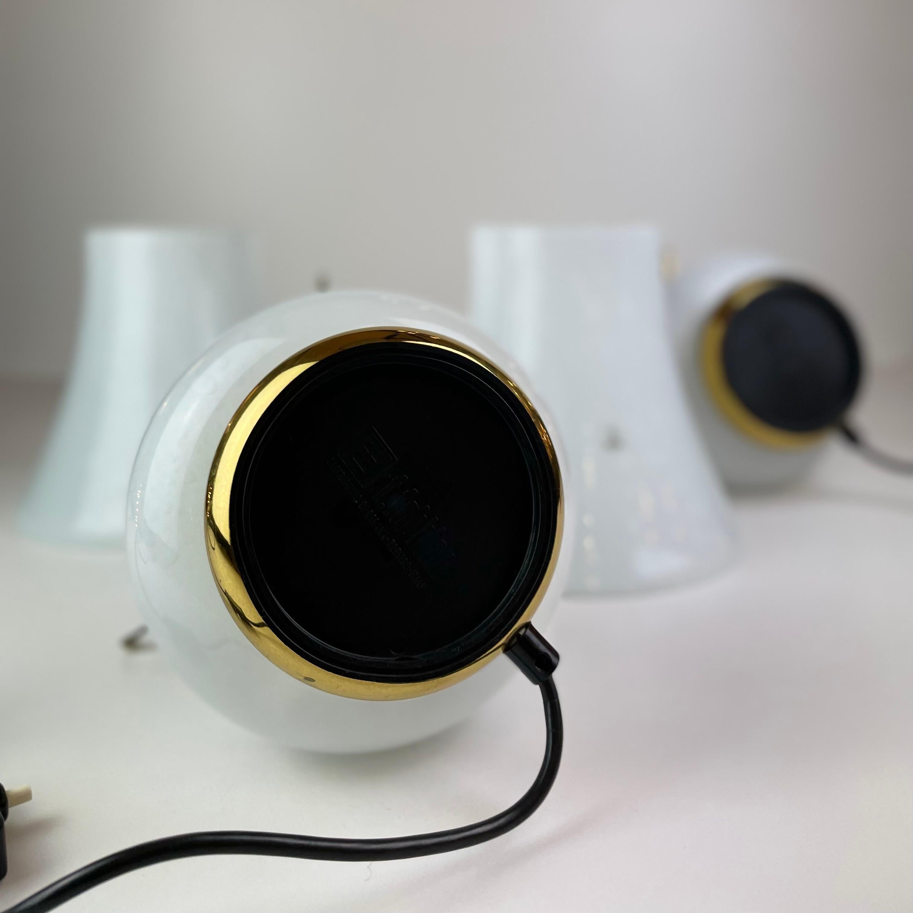 Pair of Vintage Murano Table Lamps from F. Fabbian, 1970's For Sale 7