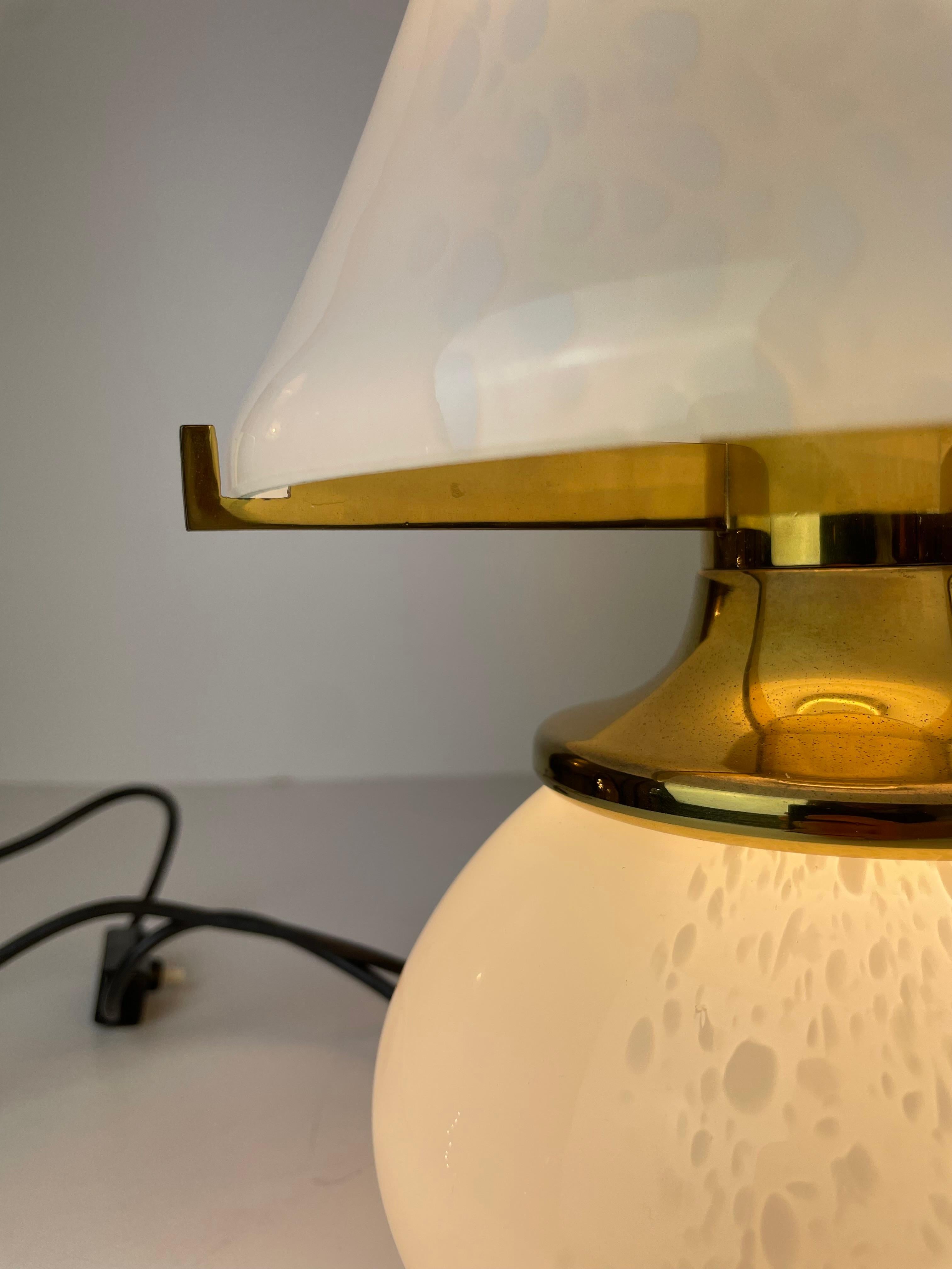 Pair of Vintage Murano Table Lamps from F. Fabbian, 1970's For Sale 11