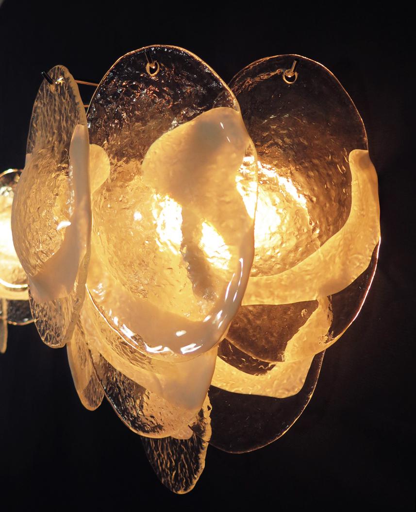 Italian Pair of Vintage Murano Wall Sconce, 1970s For Sale