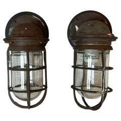 Pair of Used Nautical Sconces