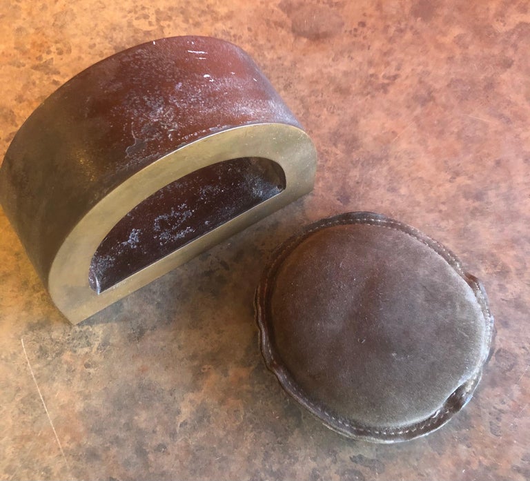 Pair of Vintage Newspaper Stand Weights, Doorstops, Paperweights