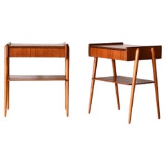 Pair of vintage nightstands by AB Carlström