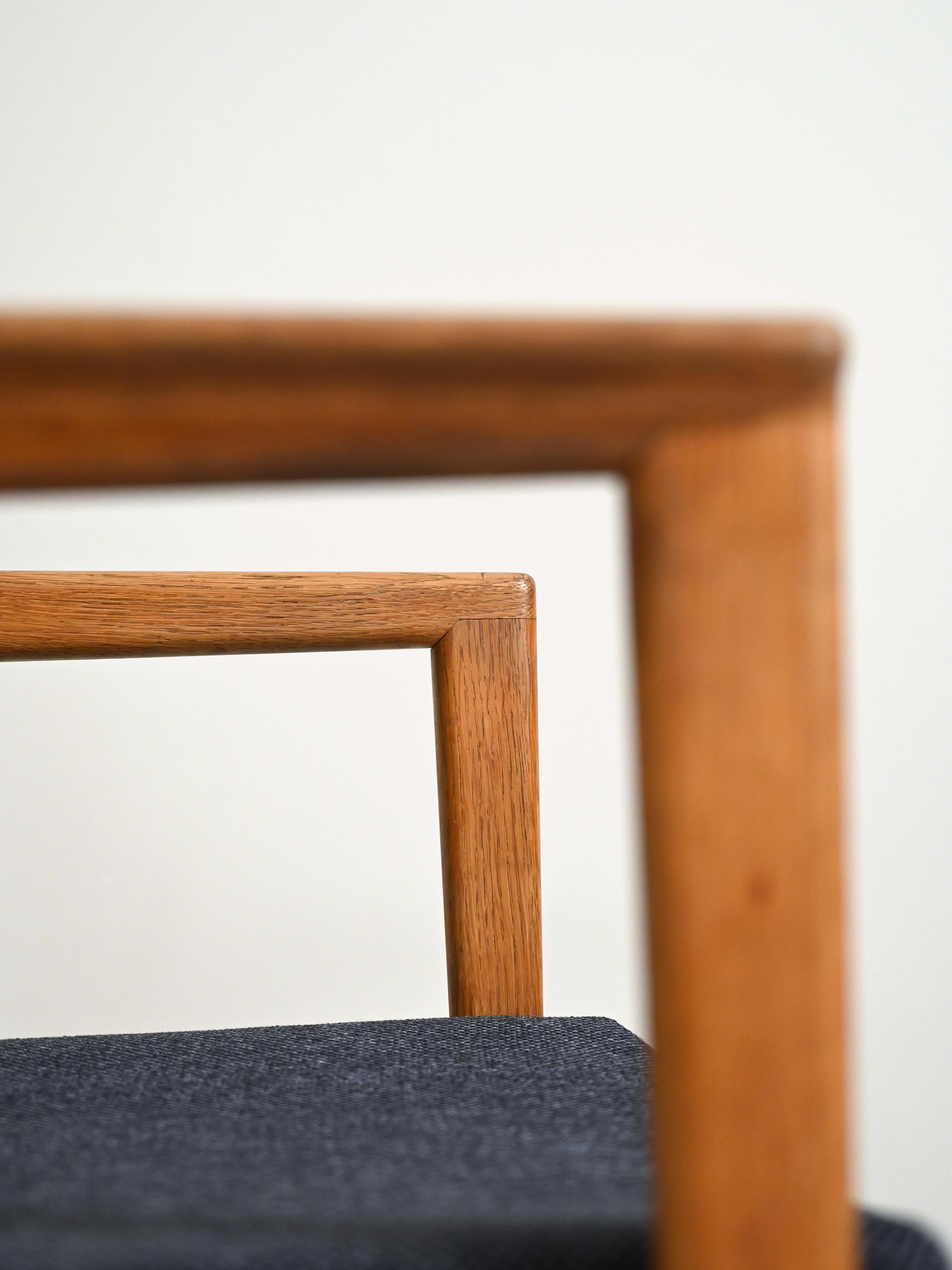 Fabric Pair of Vintage Office Chairs Signed Karl Erik Ekselius