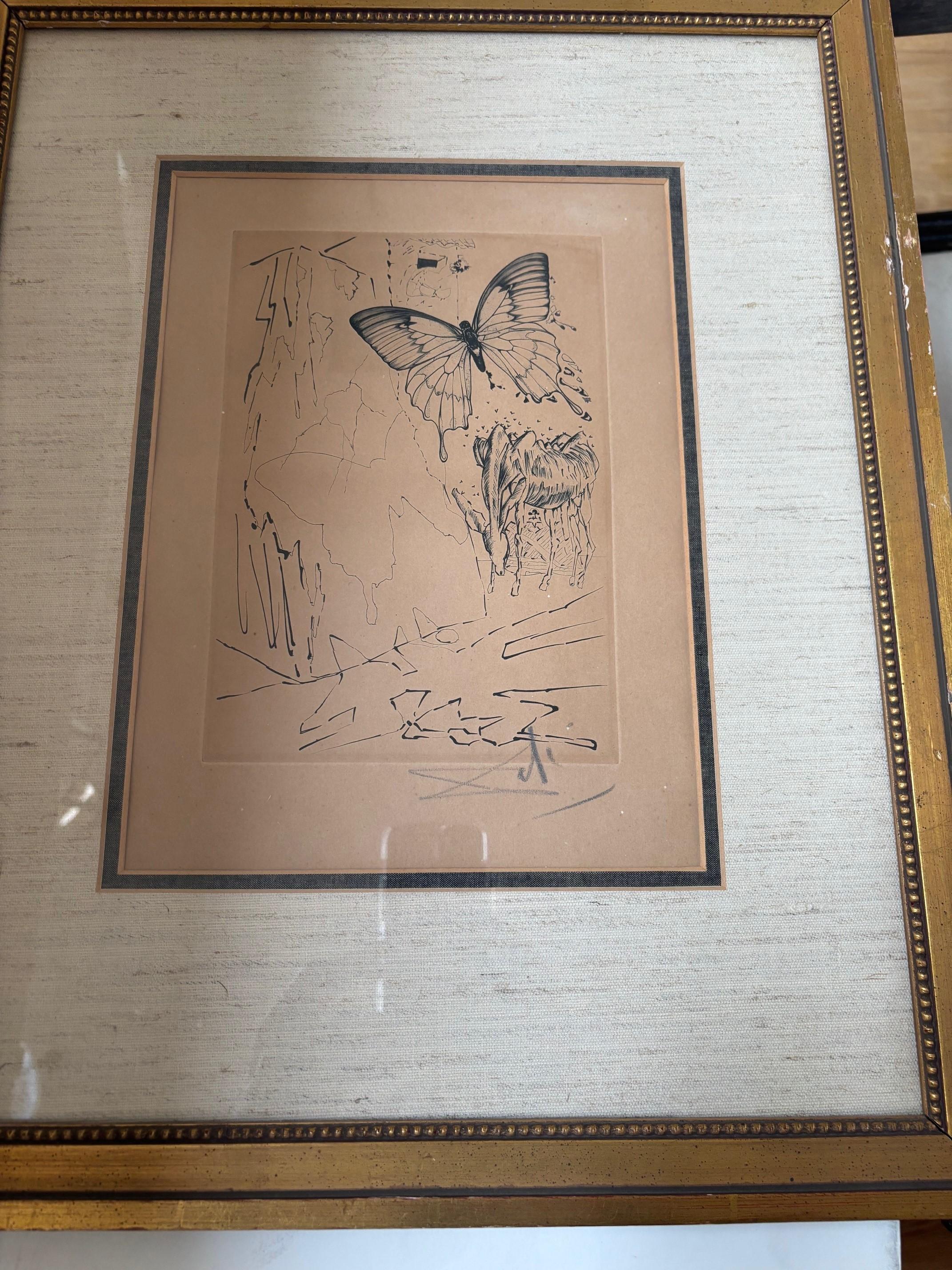 Paire de gravures originales Le Tricorne 1958, signées par Salvador Dali en vente 6