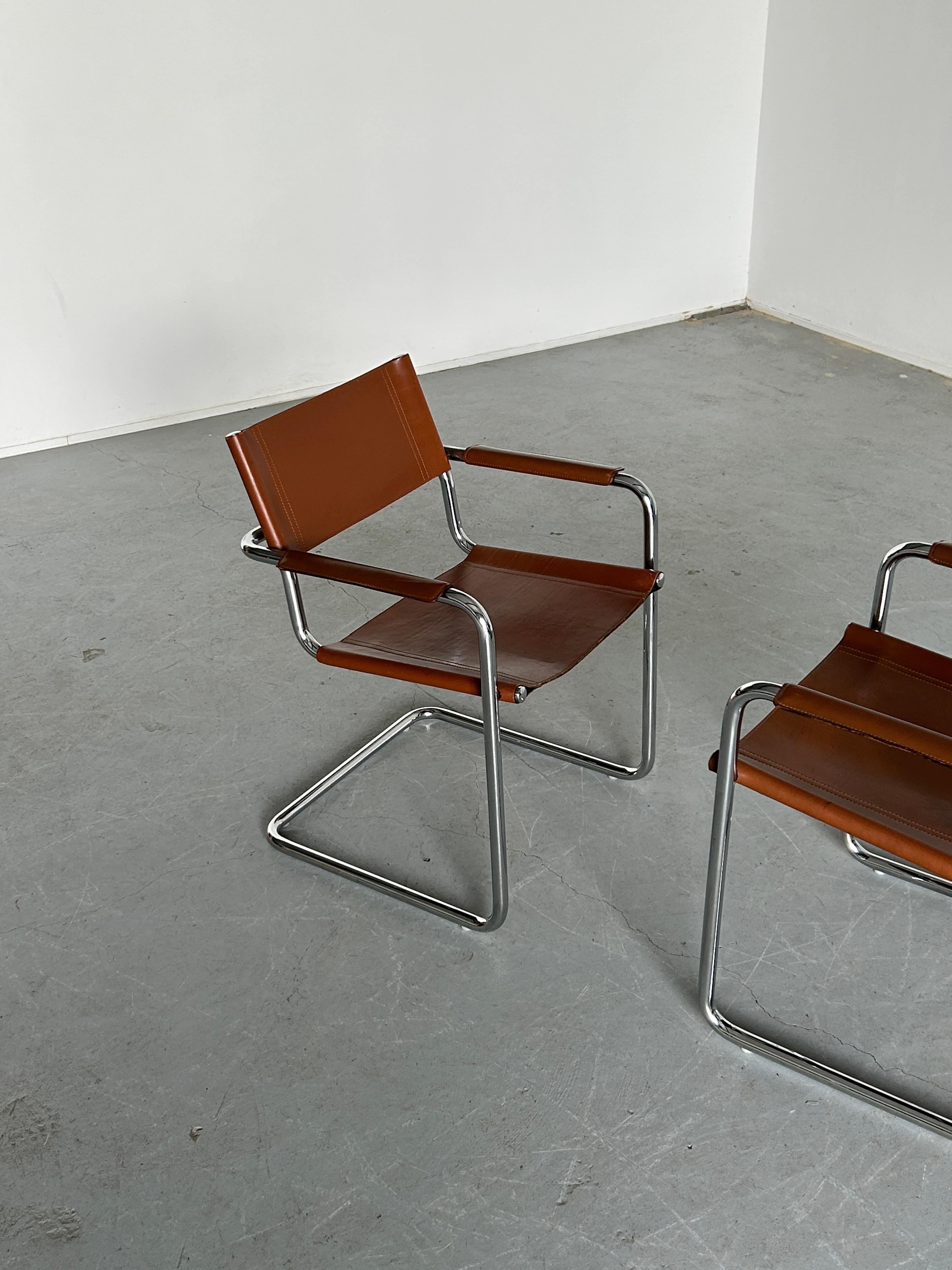 Pair of Vintage Original 'MG5' Armchairs by Centro Studi for Matteo Grassi 2