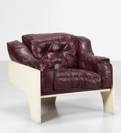 Pair of Vintage "Oriolo" Lounge Chairs by Claudio Salocchi, 1960s