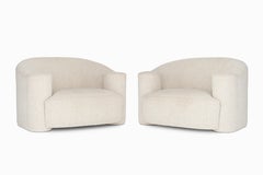 Pair of Vintage Oversized Lounge Chairs from The Wave House