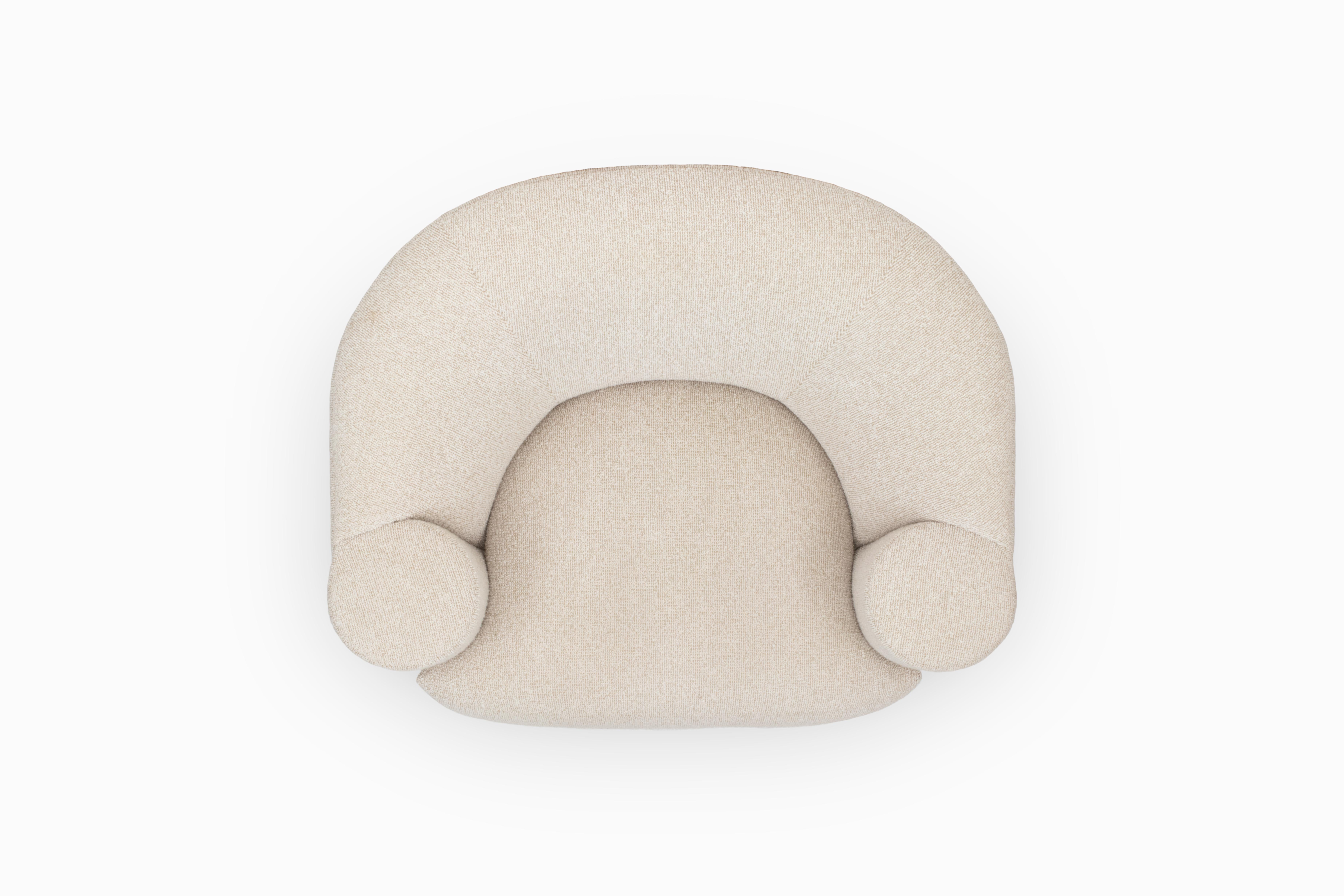 Paar übergroße Vintage-Loungesessel aus dem Wave House (Bouclé) im Angebot