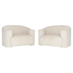Pair of Vintage Oversized Lounge Chairs from The Wave House